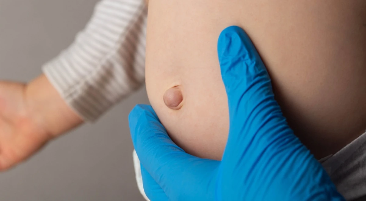 Hernia ombilicală la copii: ce este și care sunt primele semne?